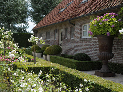 tuinarchitect landelijke tuin Oostende