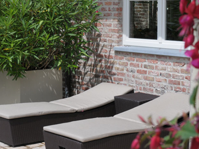 tuinarchitect landelijke tuin Oostende