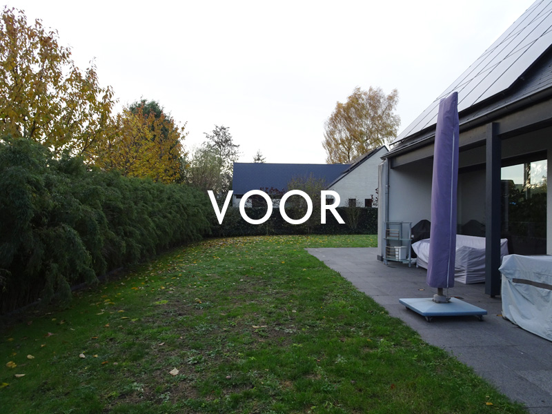 tuinarchitect residentiële tuin Jabbeke