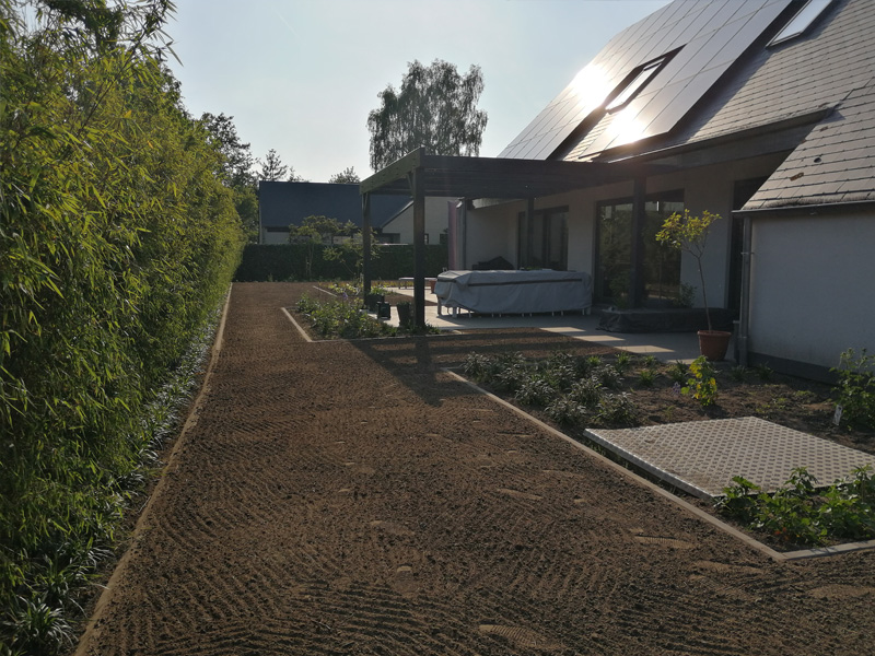 tuinarchitect residentiële tuin Jabbeke