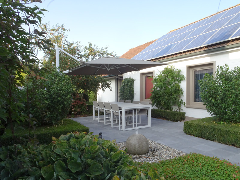tuinarchitect villa tuin Gistel